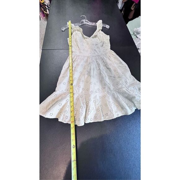 GUESS GREEN SHARON EYELET MINI DRESS SIZE XS NEW  P1-86 - Picture 7 of 13